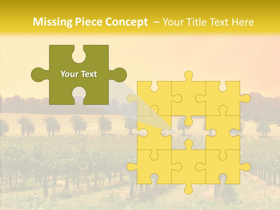 Tourism Blue Barossa PowerPoint Template