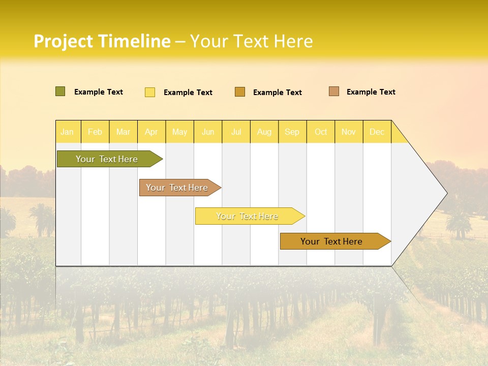 Tourism Blue Barossa PowerPoint Template