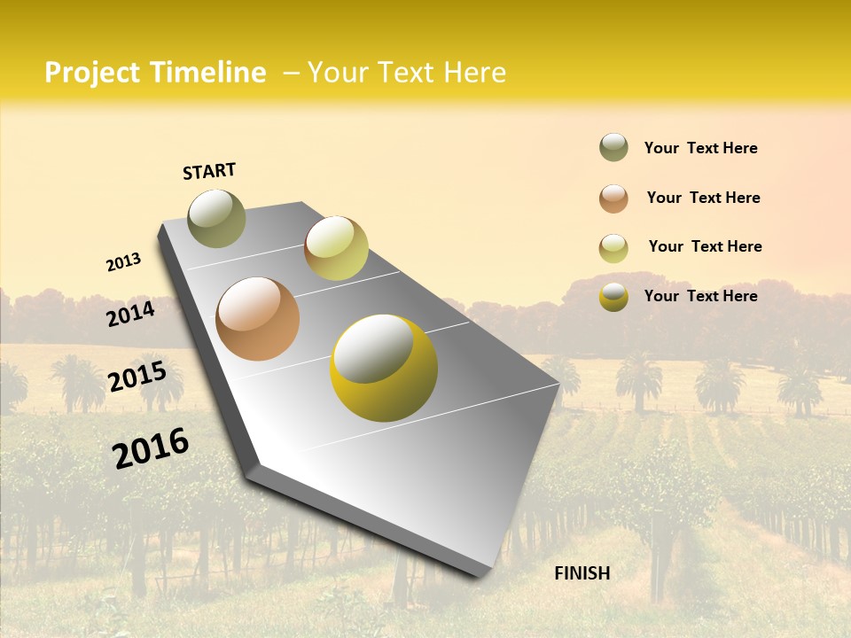 Tourism Blue Barossa PowerPoint Template