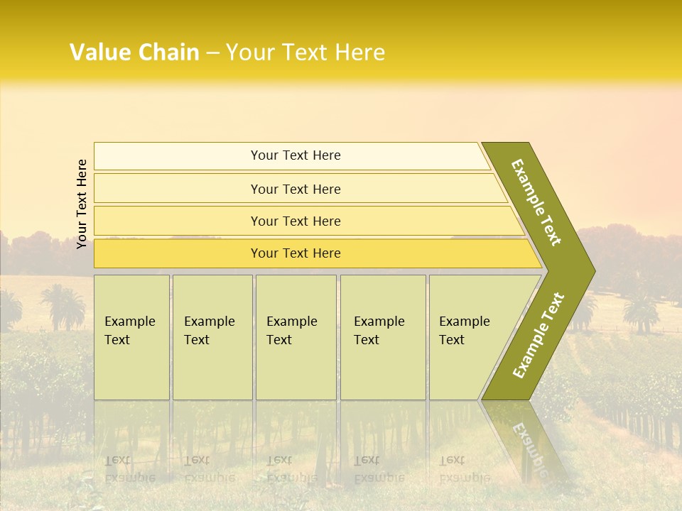 Tourism Blue Barossa PowerPoint Template