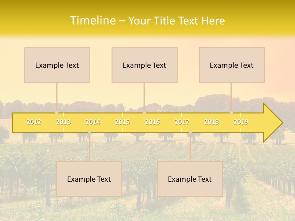 Tourism Blue Barossa PowerPoint Template