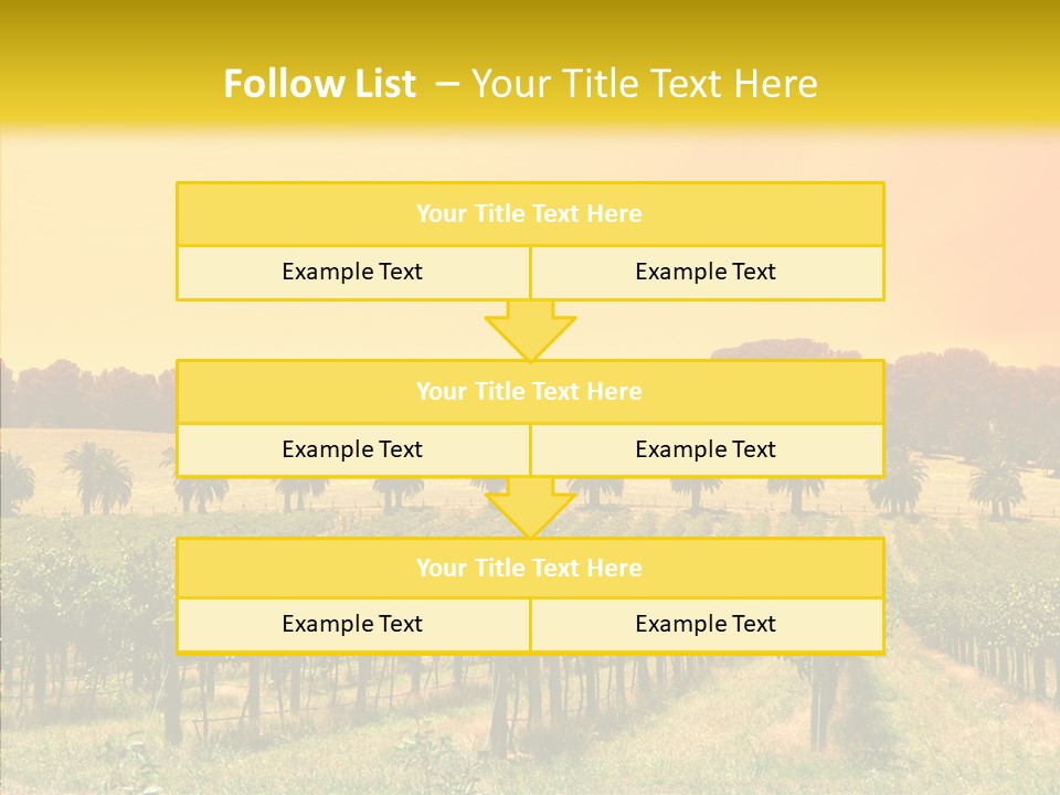 Tourism Blue Barossa PowerPoint Template