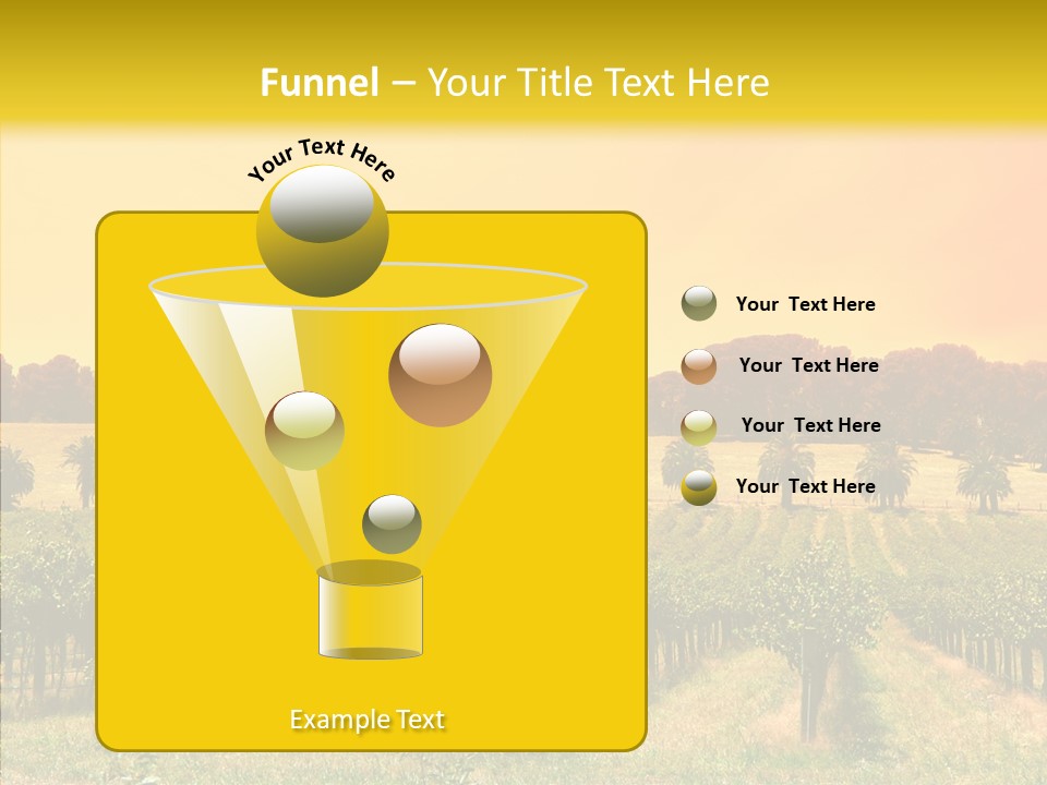 Tourism Blue Barossa PowerPoint Template