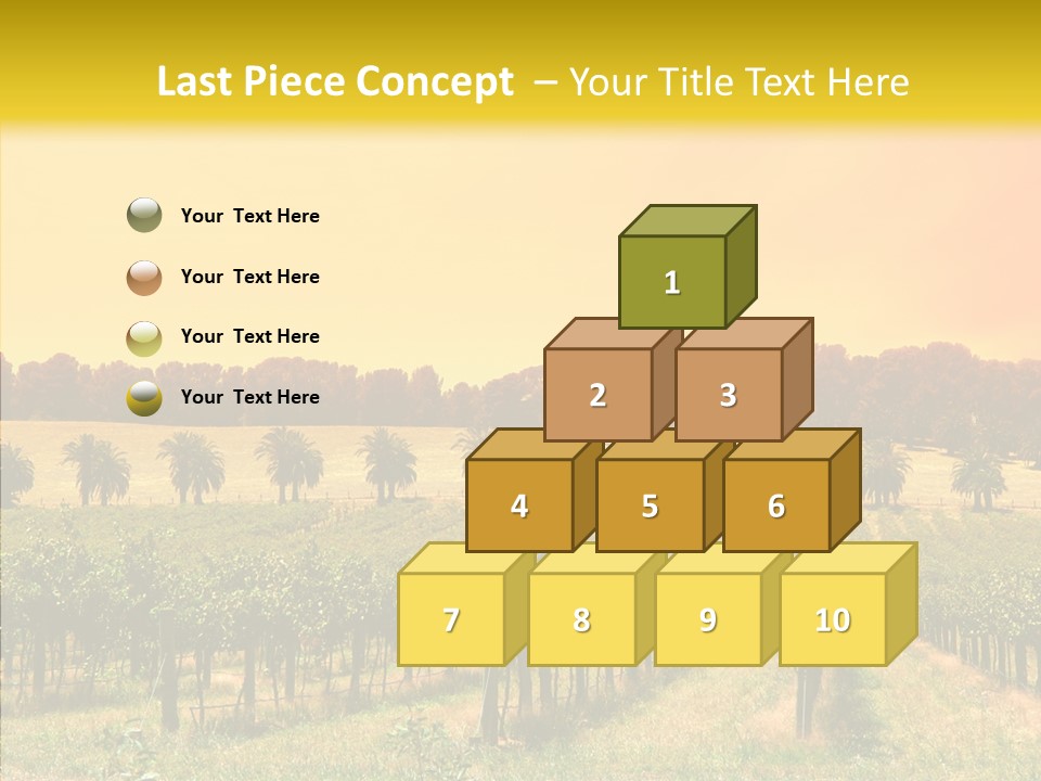 Tourism Blue Barossa PowerPoint Template