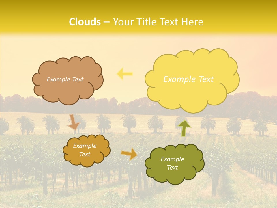 Tourism Blue Barossa PowerPoint Template