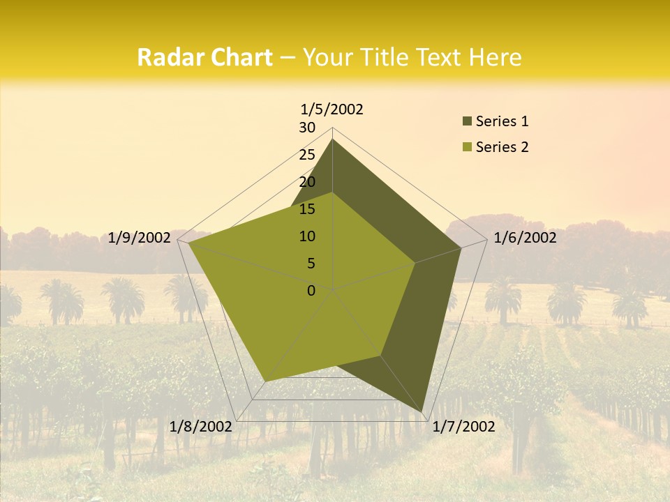 Tourism Blue Barossa PowerPoint Template