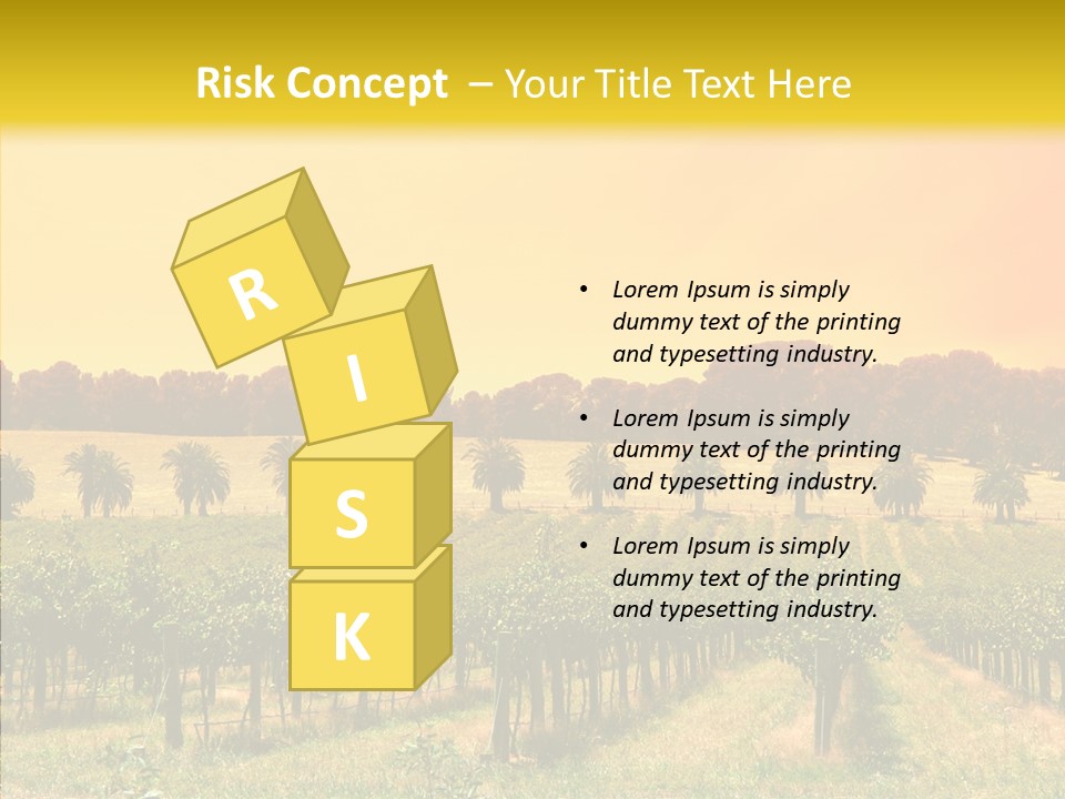 Tourism Blue Barossa PowerPoint Template