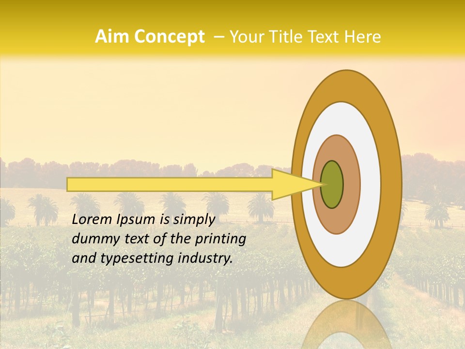 Tourism Blue Barossa PowerPoint Template