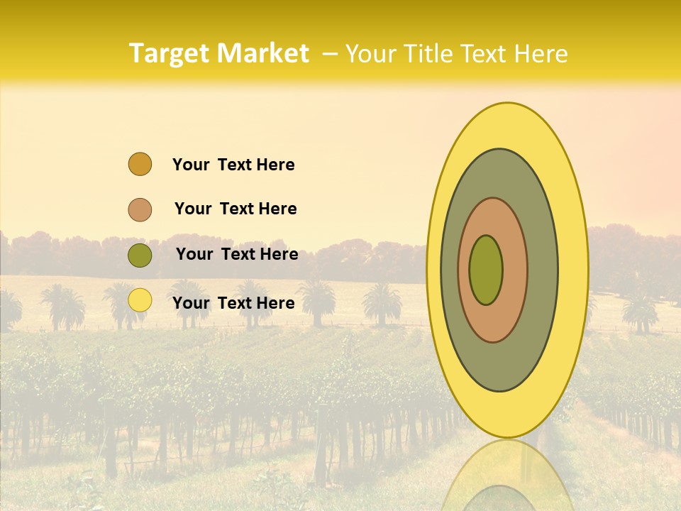 Tourism Blue Barossa PowerPoint Template