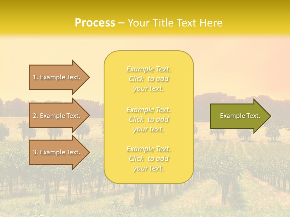 Tourism Blue Barossa PowerPoint Template