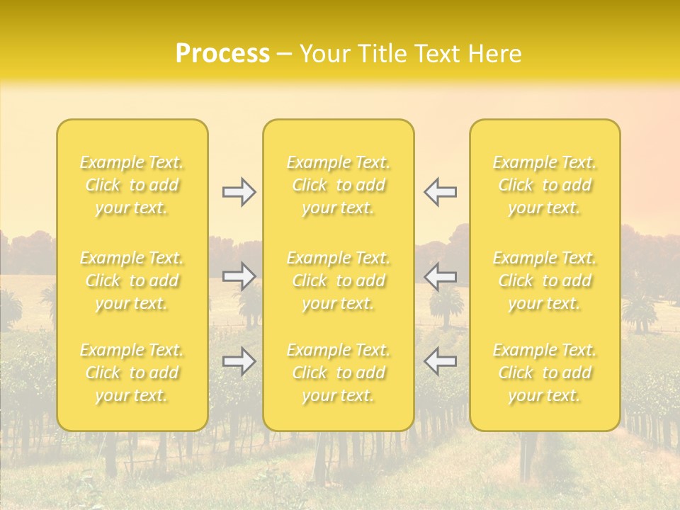 Tourism Blue Barossa PowerPoint Template