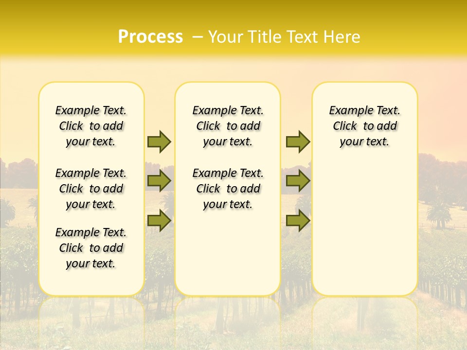 Tourism Blue Barossa PowerPoint Template