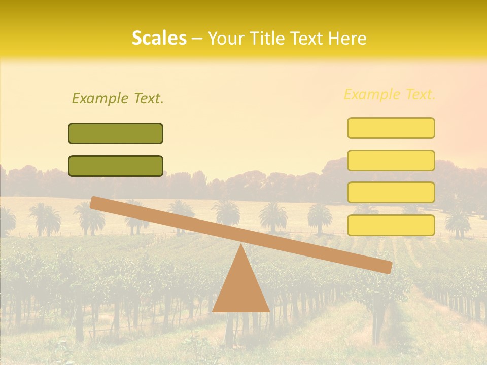 Tourism Blue Barossa PowerPoint Template