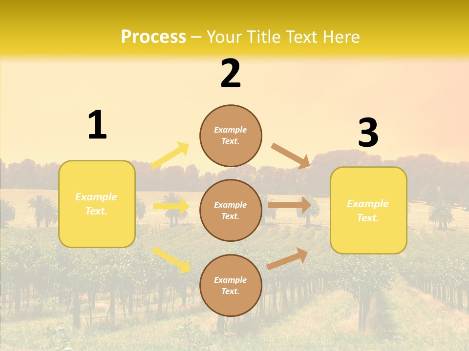Tourism Blue Barossa PowerPoint Template
