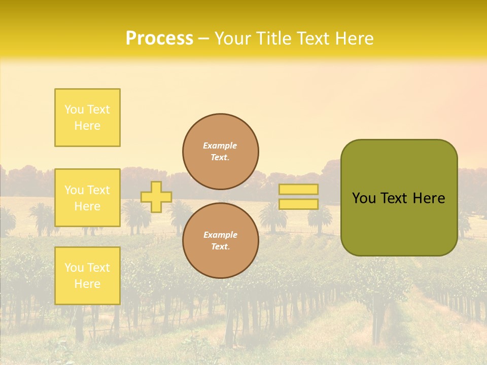 Tourism Blue Barossa PowerPoint Template