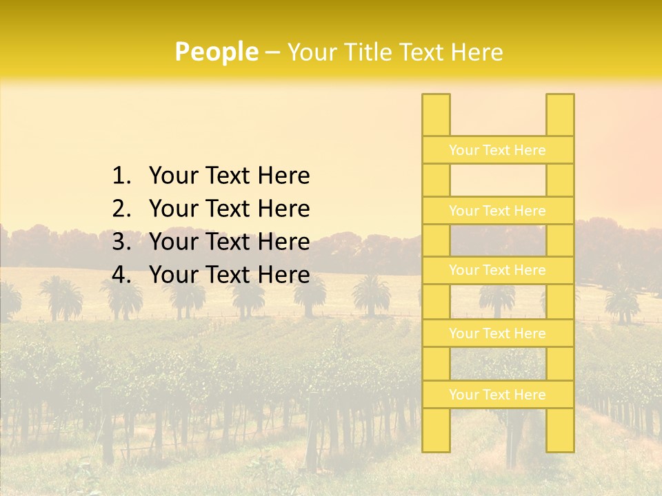 Tourism Blue Barossa PowerPoint Template