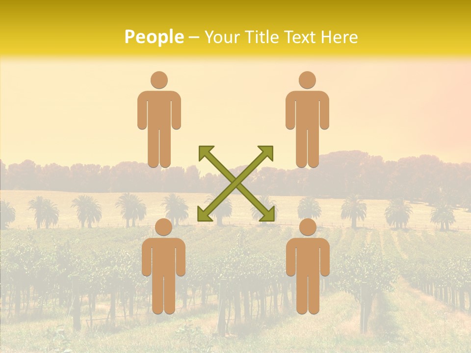 Tourism Blue Barossa PowerPoint Template