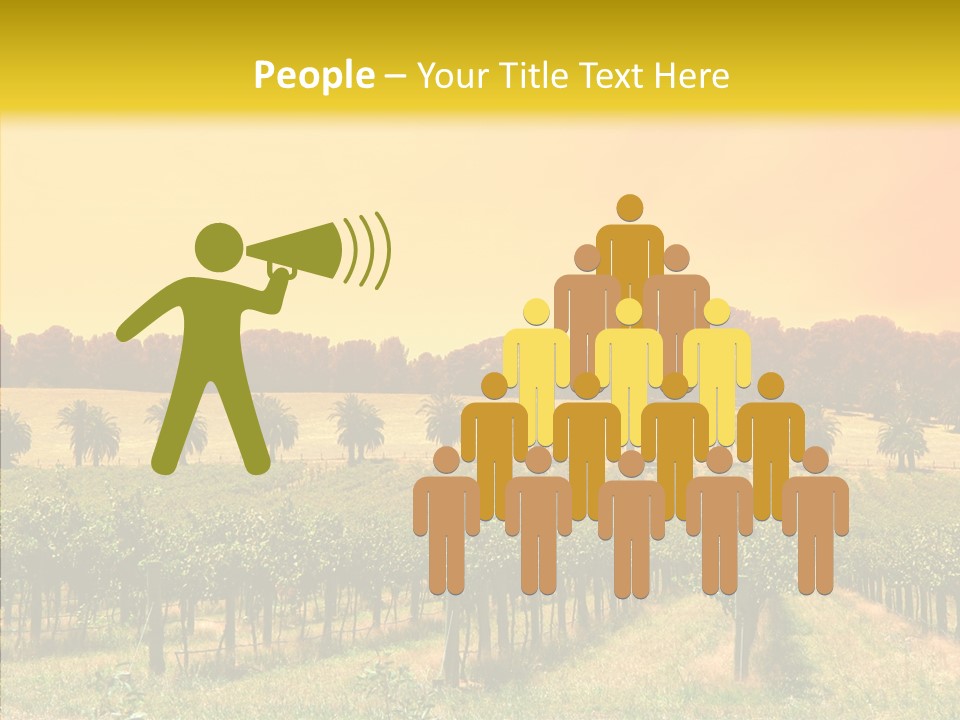 Tourism Blue Barossa PowerPoint Template