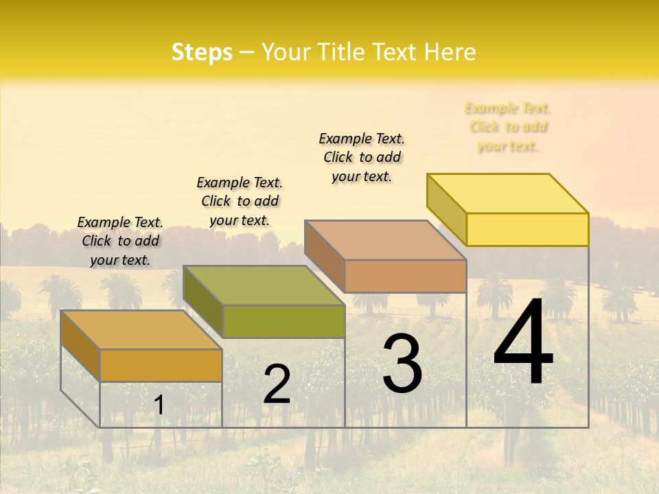 Tourism Blue Barossa PowerPoint Template