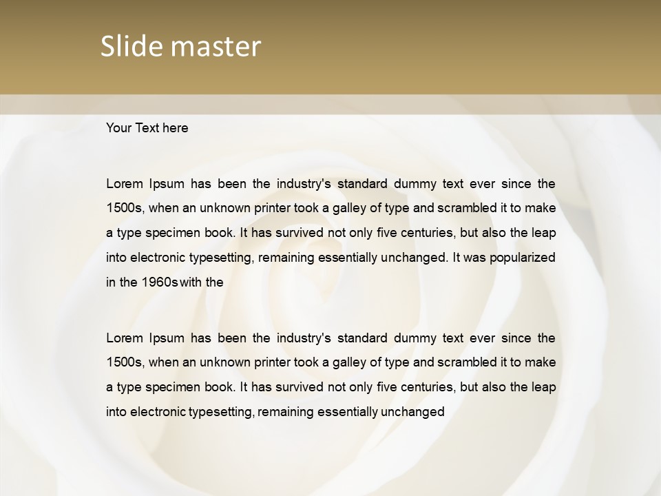 Hobby Flower Garden PowerPoint Template