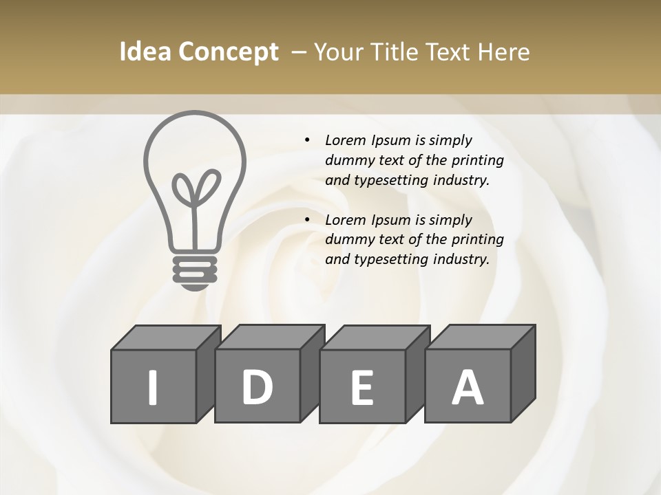 Hobby Flower Garden PowerPoint Template