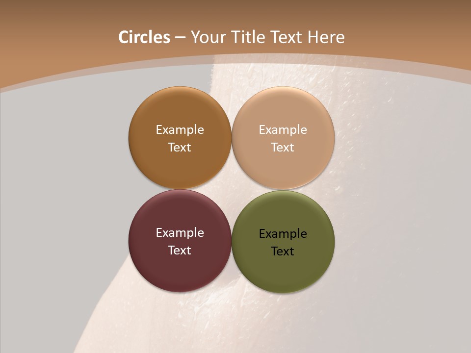 Anonymous Skin Care Wet PowerPoint Template