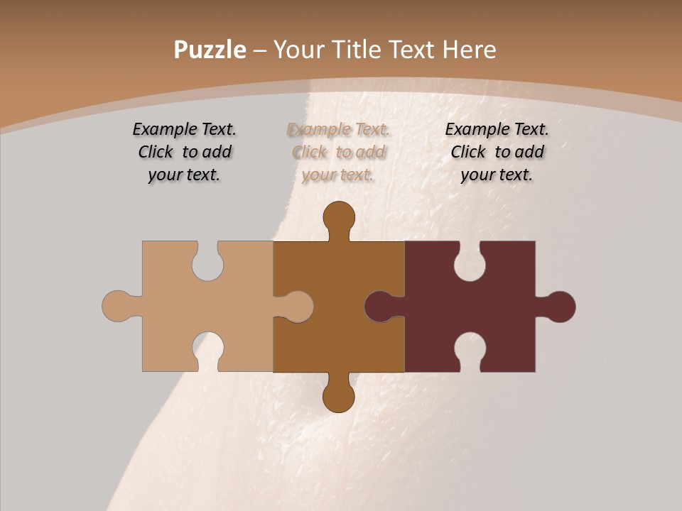 Anonymous Skin Care Wet PowerPoint Template