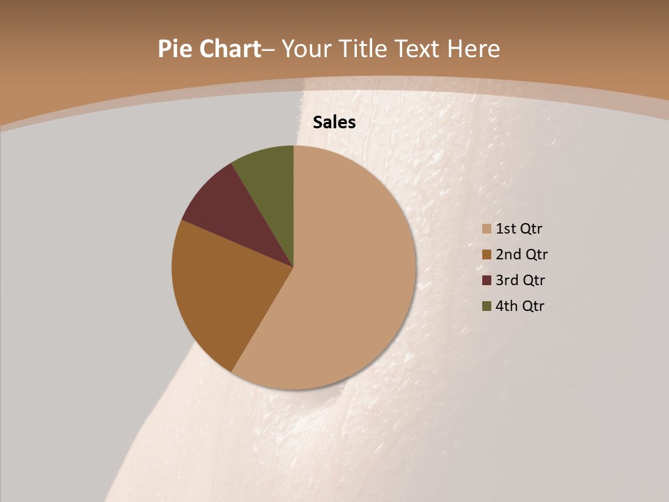 Anonymous Skin Care Wet PowerPoint Template