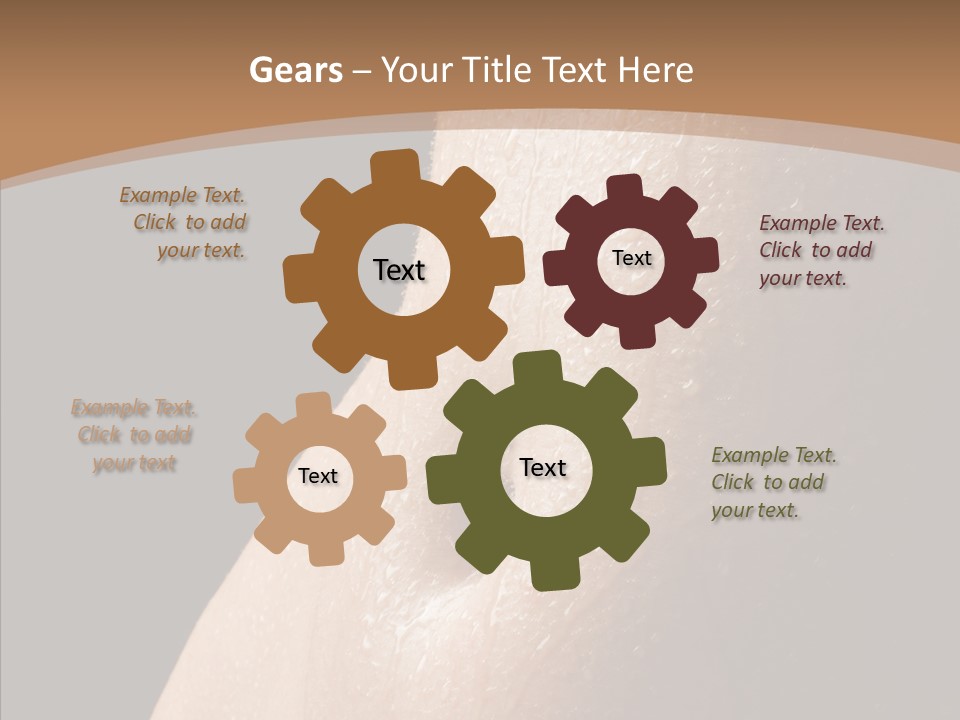 Anonymous Skin Care Wet PowerPoint Template