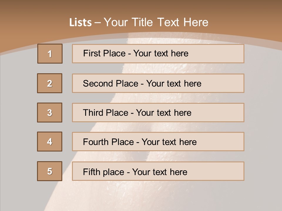 Anonymous Skin Care Wet PowerPoint Template