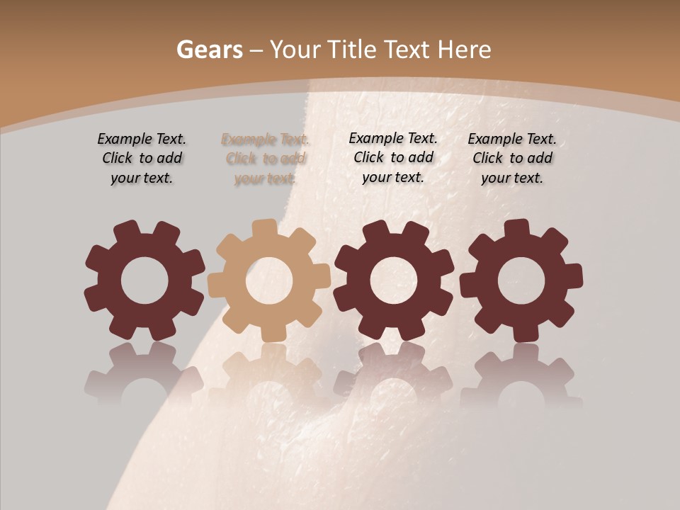 Anonymous Skin Care Wet PowerPoint Template