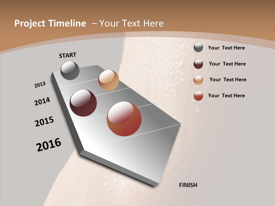 Anonymous Skin Care Wet PowerPoint Template