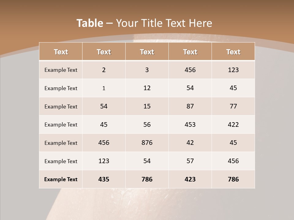 Anonymous Skin Care Wet PowerPoint Template