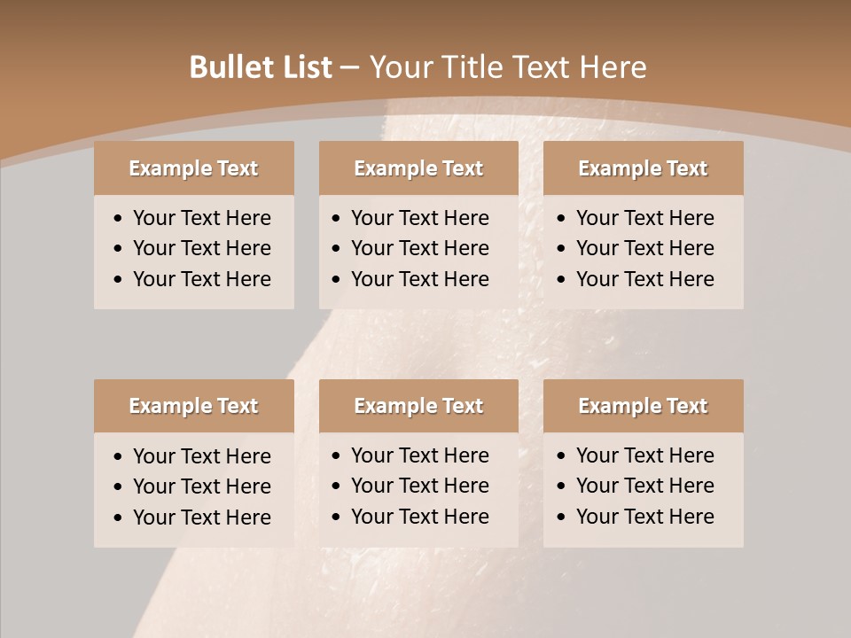 Anonymous Skin Care Wet PowerPoint Template