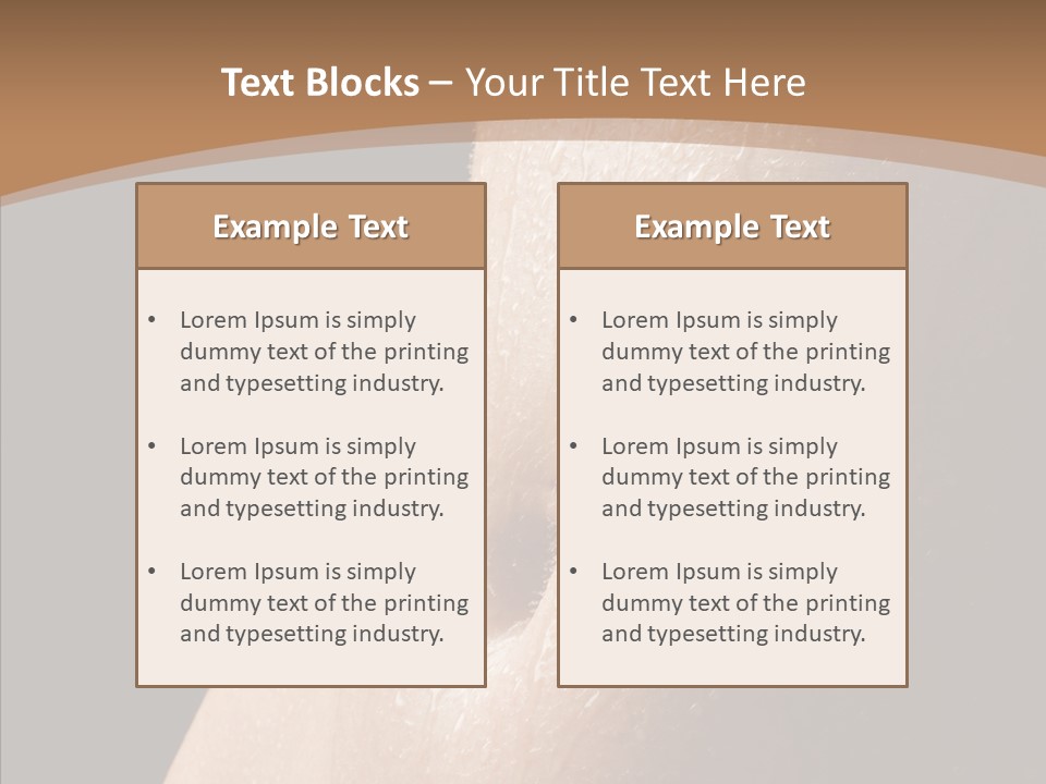 Anonymous Skin Care Wet PowerPoint Template