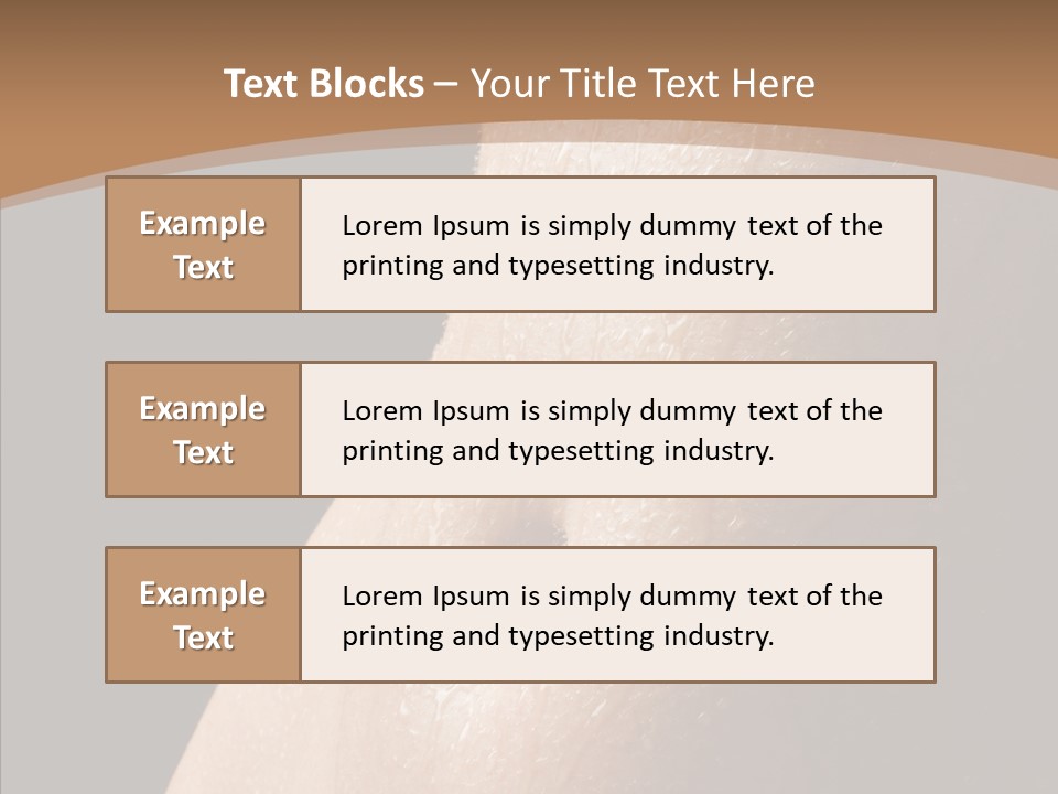 Anonymous Skin Care Wet PowerPoint Template