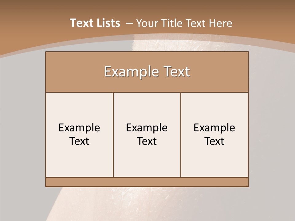 Anonymous Skin Care Wet PowerPoint Template