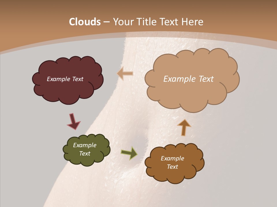 Anonymous Skin Care Wet PowerPoint Template