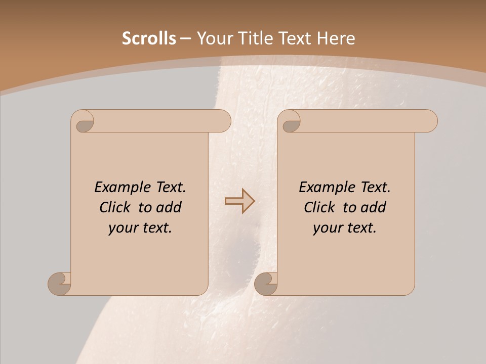 Anonymous Skin Care Wet PowerPoint Template