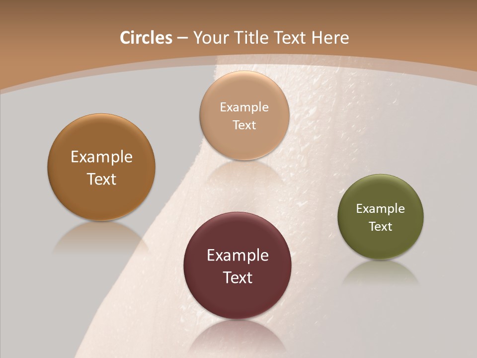 Anonymous Skin Care Wet PowerPoint Template