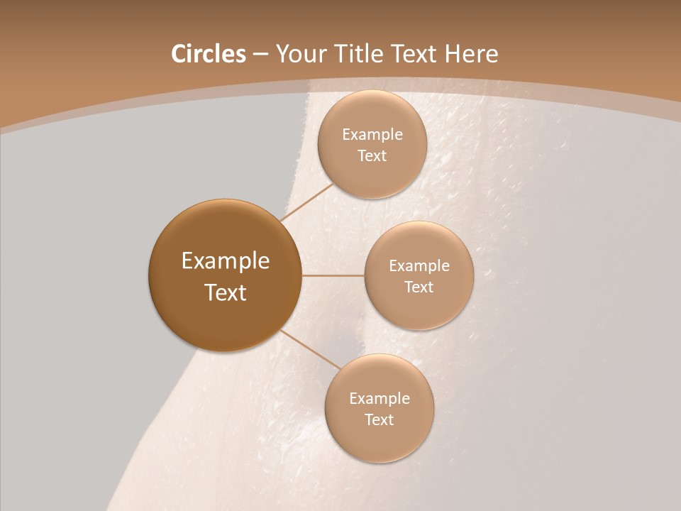 Anonymous Skin Care Wet PowerPoint Template