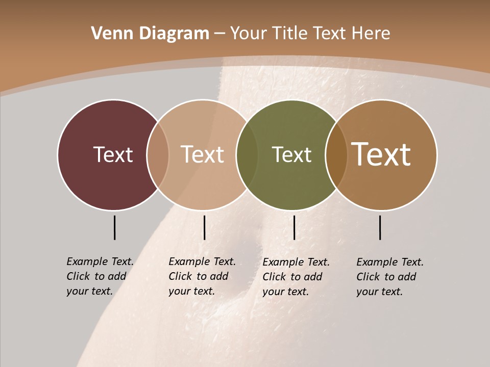 Anonymous Skin Care Wet PowerPoint Template