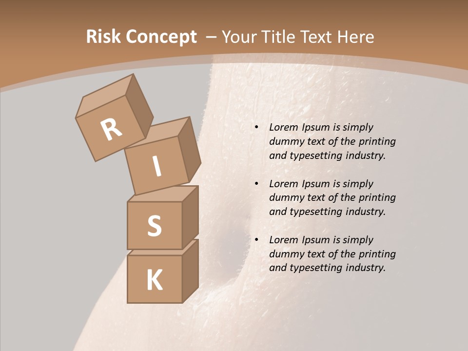 Anonymous Skin Care Wet PowerPoint Template