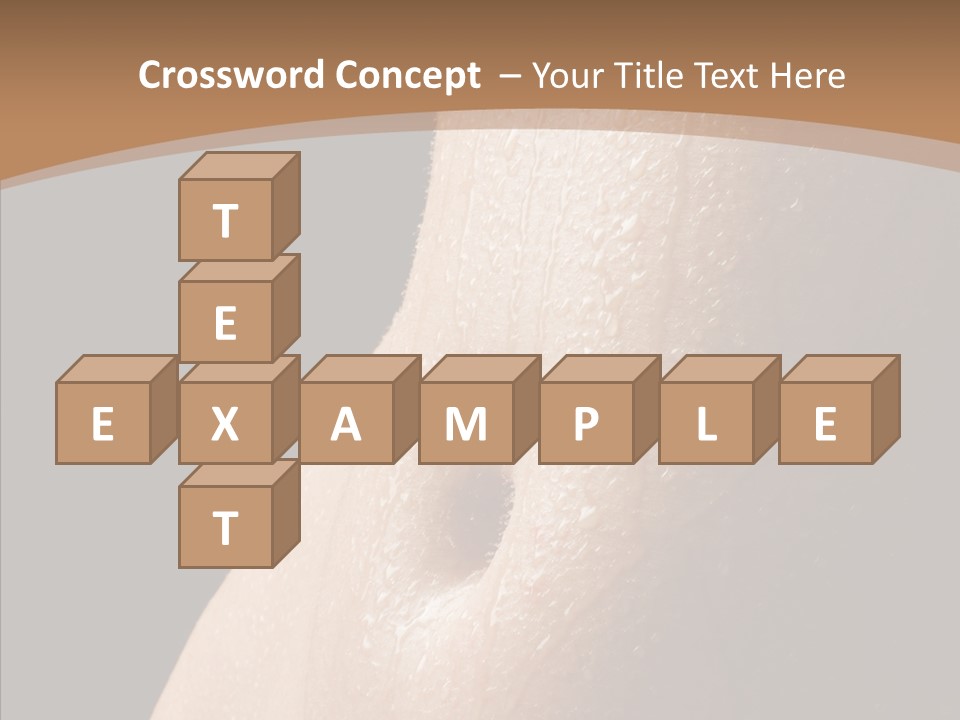 Anonymous Skin Care Wet PowerPoint Template