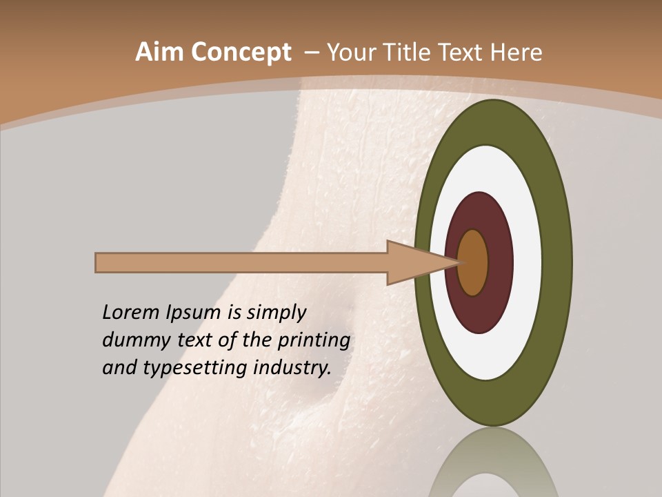Anonymous Skin Care Wet PowerPoint Template