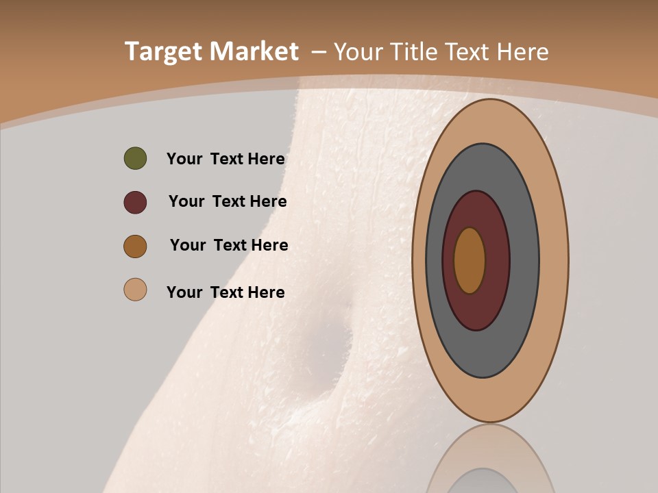 Anonymous Skin Care Wet PowerPoint Template