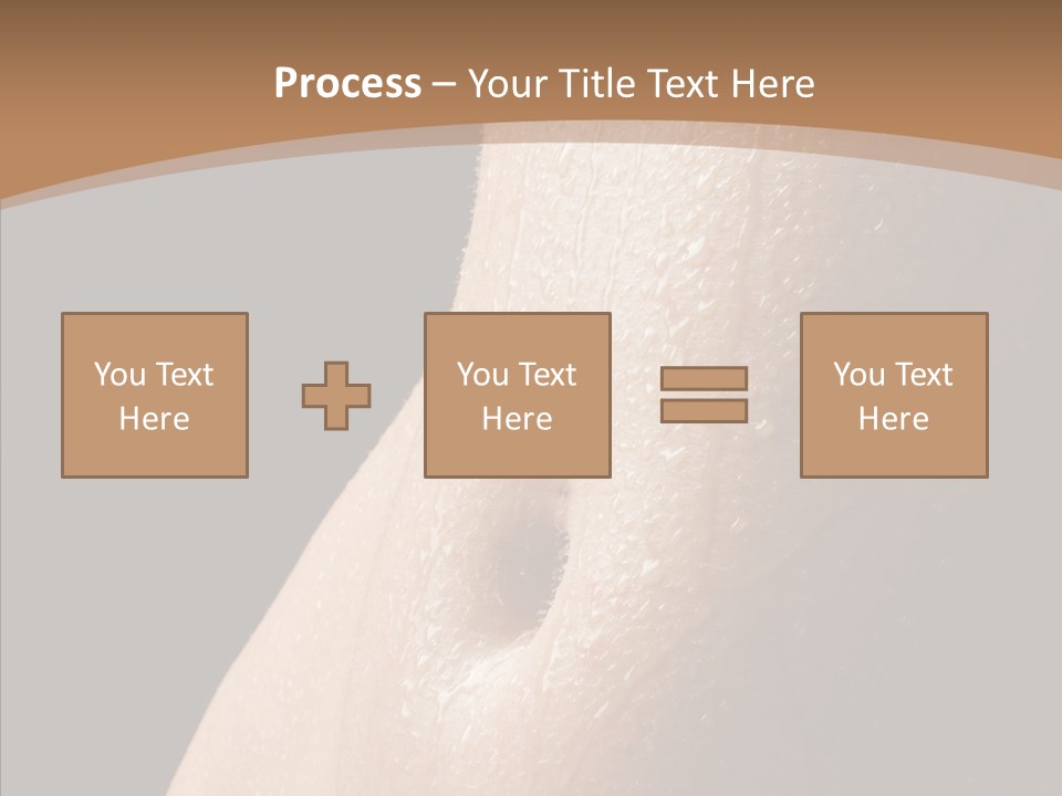 Anonymous Skin Care Wet PowerPoint Template