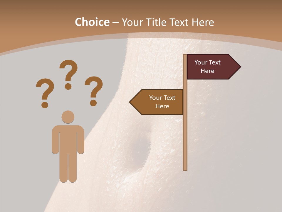 Anonymous Skin Care Wet PowerPoint Template