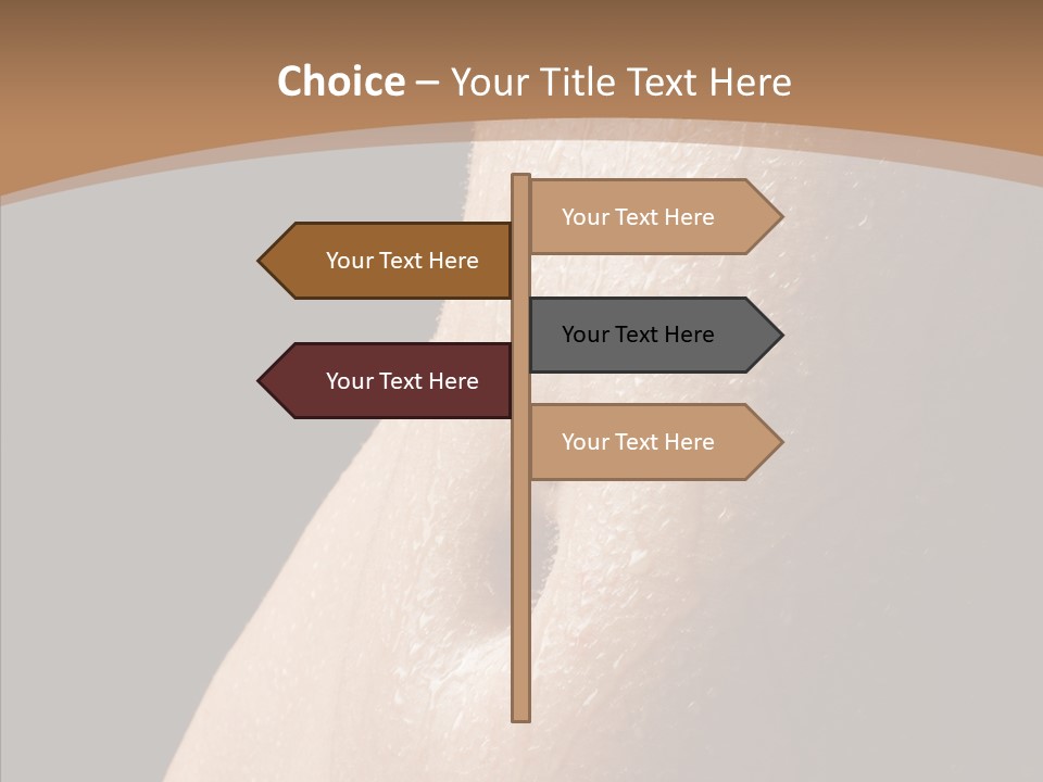 Anonymous Skin Care Wet PowerPoint Template