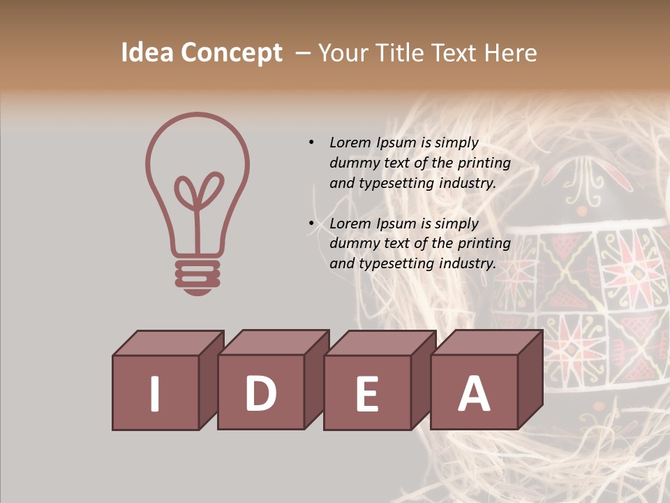 Studio Painted Lighting PowerPoint Template